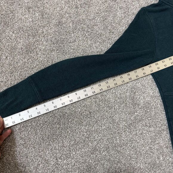 Wild Rye Hoodie Womens 4 Green Sherpa Lined Hood Snap Placket Thumbholes Casual - Picture 12 of 12